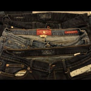 3 Pairs Lucky Brand Boot Cut Jeans